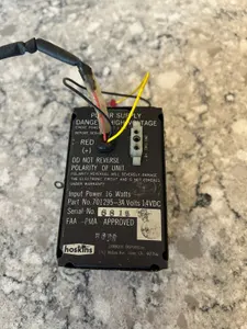 701295-3A Hoskins Power Supply Unit  (Volts: 12) for Strobe Lights Mooney
